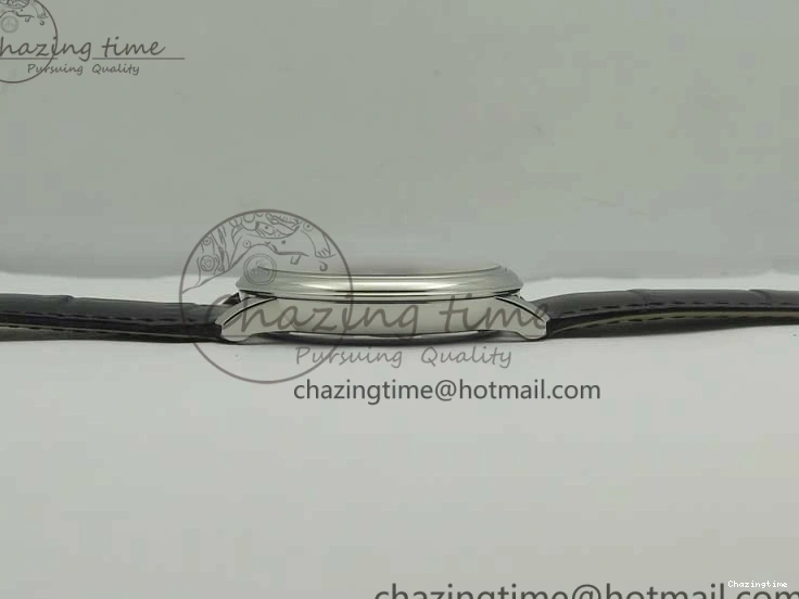 0325 De Ville Prestige Small Second TWF 1:1 Best Edition Black Dial on Black Leather Strap MIYOTA Resilient 8037